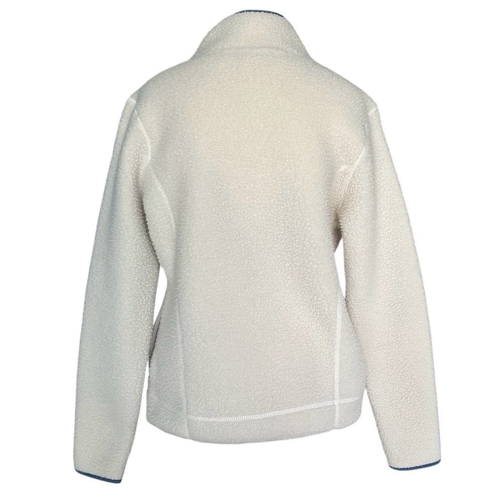 Avalanche Women's Ivory 1/4 Zip Fleece Berber Pullover With Pockets - M - Picture 4 of 10